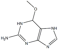 1,6-Dihydro-6-methoxy-7H-purin-2-amine 结构式