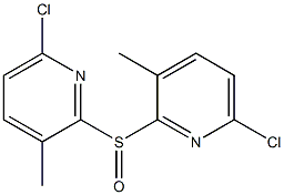 Methyl(6-chloro-2-pyridinyl) sulfoxide Structure