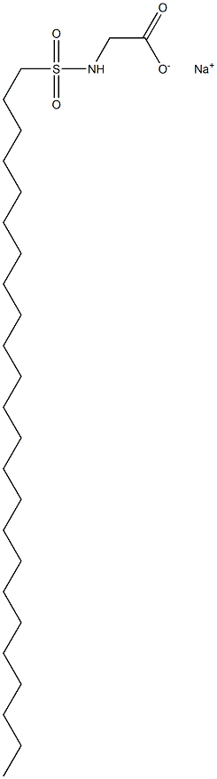 N-Tetracosylsulfonylglycine sodium salt Structure