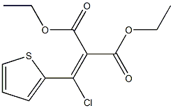 2-[Chloro(2-thienyl)methylene]malonic acid diethyl ester|