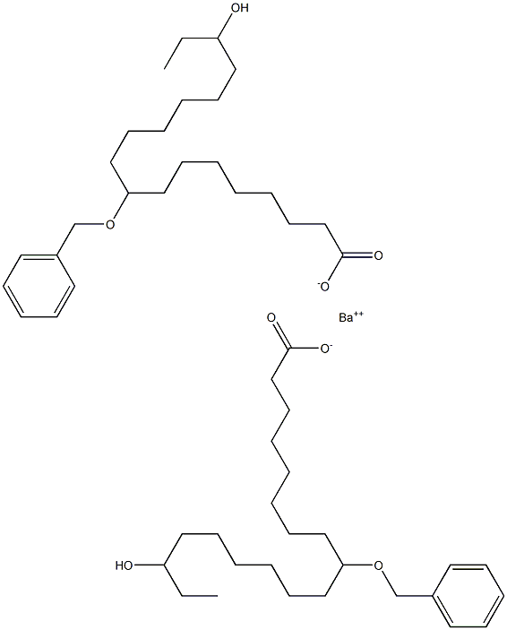  Bis(9-benzyloxy-16-hydroxystearic acid)barium salt