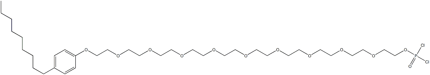 Dichlorophosphinic acid 30-(p-nonylphenyl)-3,6,9,12,15,18,21,24,27,30-decaoxatriacontan-1-yl ester