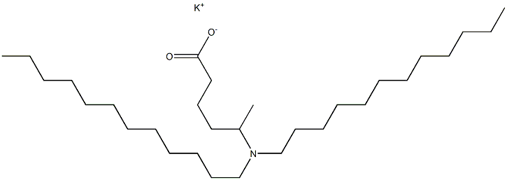 5-(Didodecylamino)hexanoic acid potassium salt,,结构式