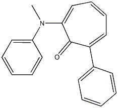 2-[Methyl(phenyl)amino]-7-phenyl-2,4,6-cycloheptatrien-1-one