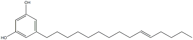 5-(10-Pentadecenyl)resorcinol Structure