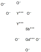 七酸化ジイットリウムガドリニウムアンチモン 化学構造式
