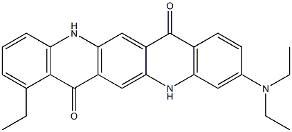 3-(Diethylamino)-8-ethyl-5,12-dihydroquino[2,3-b]acridine-7,14-dione|