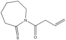 4,5,6,7-Tetrahydro-1-(3-butenoyl)-1H-azepine-2(3H)-thione Struktur