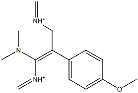 3-Dimethylamino-2-(4-methoxyphenyl)-2-propene-1-(dimethyliminium)