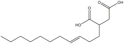 5-Tridecene-1,2-dicarboxylic acid Struktur