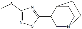 5-(1-Azabicyclo[2.2.2]octan-3-yl)-3-methylthio-1,2,4-thiadiazole