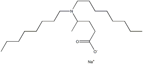 4-(Dioctylamino)valeric acid sodium salt