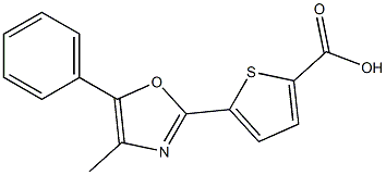 5-(4-Methyl-5-phenyloxazol-2-yl)-2-thiophenecarboxylic acid