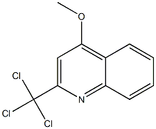 2-Trichloromethyl-4-methoxyquinoline 结构式