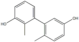 2,6'-Dimethyl-1,1'-biphenyl-3,3'-diol Struktur