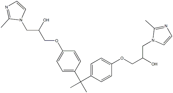  1,1'-(2,2-Propanediyl)bis[(4,1-phenylene)oxy]bis[3-(2-methyl-1H-imidazol-1-yl)-2-propanol]