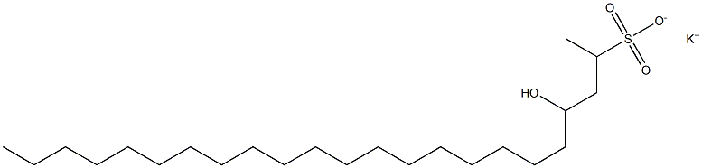 4-Hydroxytricosane-2-sulfonic acid potassium salt