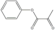 ピルビン酸フェニル 化学構造式