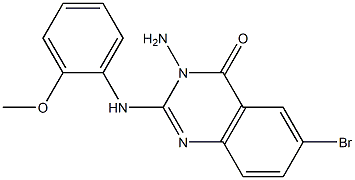 3-Amino-6-bromo-2-[(2-methoxyphenyl)amino]quinazolin-4(3H)-one