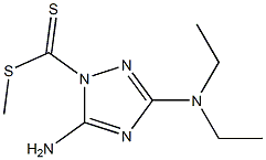 5-Amino-3-(diethylamino)-1H-1,2,4-triazole-1-dithiocarboxylic acid methyl ester