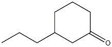 3-Propylcyclohexanone 结构式