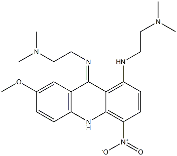  9,10-Dihydro-4-nitro-7-methoxy-9-[[2-(dimethylamino)ethyl]imino]-N-[2-(dimethylamino)ethyl]acridin-1-amine