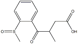 3-Methyl-4-oxo-4-[2-(methylsulfinyl)phenyl]butanoic acid