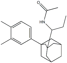 1-(3,4-Dimethylphenyl)-3-(1-(acetylamino)propyl)adamantane