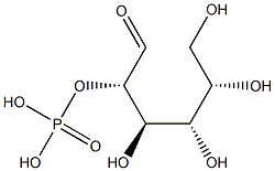 L-Glucose phosphate Struktur