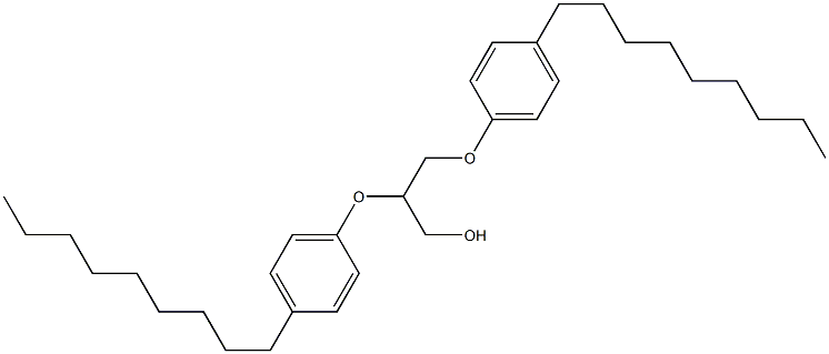 1,2-Bis(4-nonylphenoxy)-3-propanol Structure