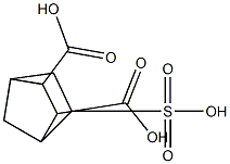 5-スルホビシクロ[2.2.1]ヘプタン-2,3-ジカルボン酸 化学構造式