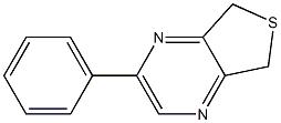 5,7-Dihydro-2-phenylthieno[3,4-b]pyrazine Structure