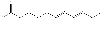 6,8-ウンデカジエン酸メチル 化学構造式