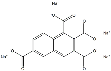 1,2,3,6-Naphthalenetetracarboxylic acid tetrasodium salt Structure