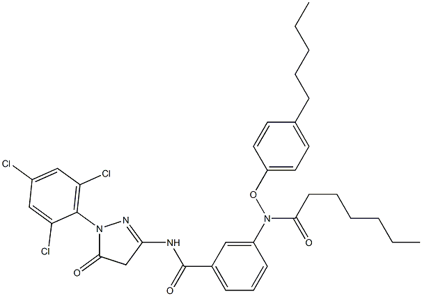  1-(2,4,6-Trichlorophenyl)-3-[3-(2,4-diamylphenoxyacetylamino)benzoylamino]-1H-pyrazol-5(4H)-one