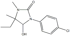 1,5-Dimethyl-5-ethyl-4-hydroxy-3-(4-chlorophenyl)imidazolidin-2-one|