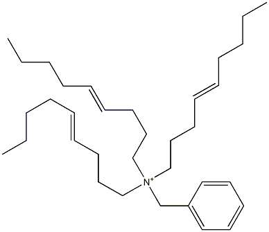 Tri(4-nonenyl)benzylaminium,,结构式