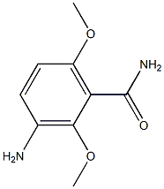 3-Amino-2,6-dimethoxybenzamide,,结构式