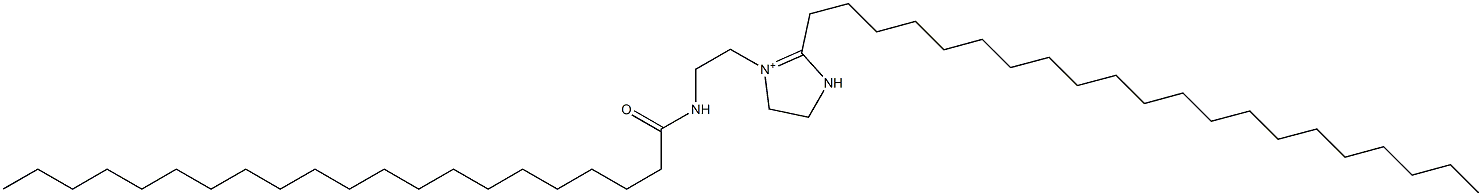 1-[2-(ヘニコサノイルアミノ)エチル]-2-ヘニコシル-1-イミダゾリン-1-イウム 化学構造式