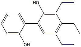 3,4,5-Triethyl-1,1'-biphenyl-2,2'-diol Struktur