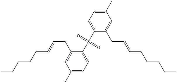 2-Octenyl(4-methylphenyl) sulfone Structure