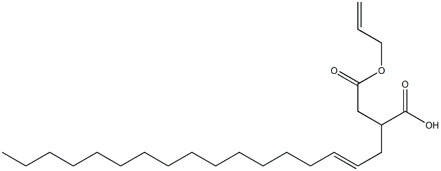 2-(2-Heptadecenyl)succinic acid 1-hydrogen 4-allyl ester 结构式