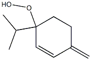 p-メンタ-1(7),2-ジエン-4-イルヒドロペルオキシド 化学構造式