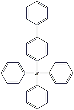 4-Biphenylyltriphenylstannane Structure