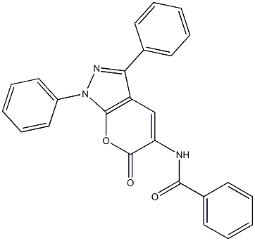  N-(1,3-Diphenyl-6-oxo-6H-pyrano[2,3-c]pyrazol-5-yl)benzamide