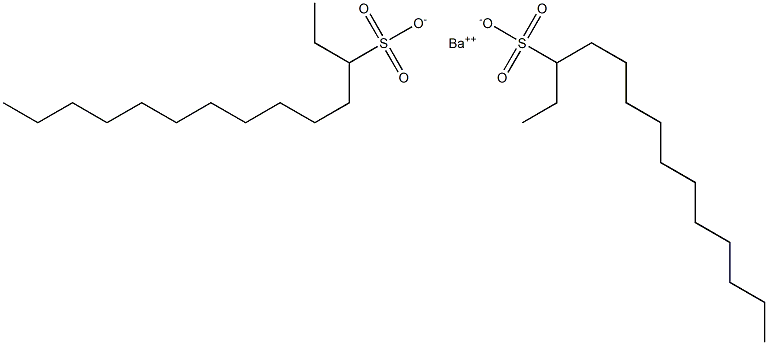 ビス(テトラデカン-3-スルホン酸)バリウム 化学構造式