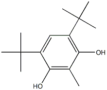 2-Methyl-4,6-di-tert-butylresorcinol Struktur
