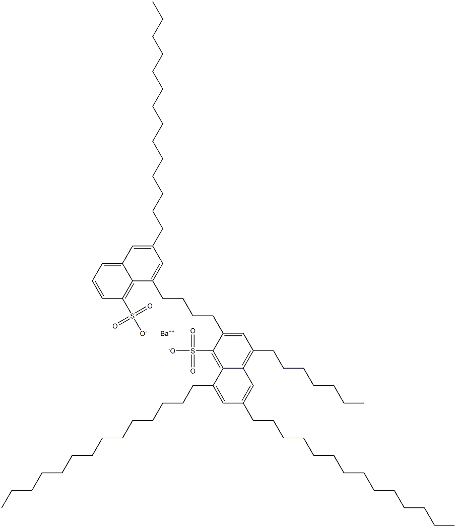 Bis(6,8-ditetradecyl-1-naphthalenesulfonic acid)barium salt