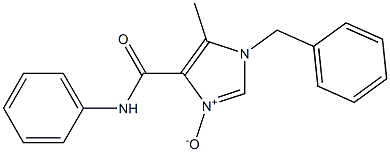 1-Benzyl-5-methyl-N-phenyl-1H-imidazole-4-carboxamide 3-oxide Structure