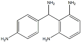 (4-Aminophenyl)(2,6-diaminophenyl)methanamine Struktur